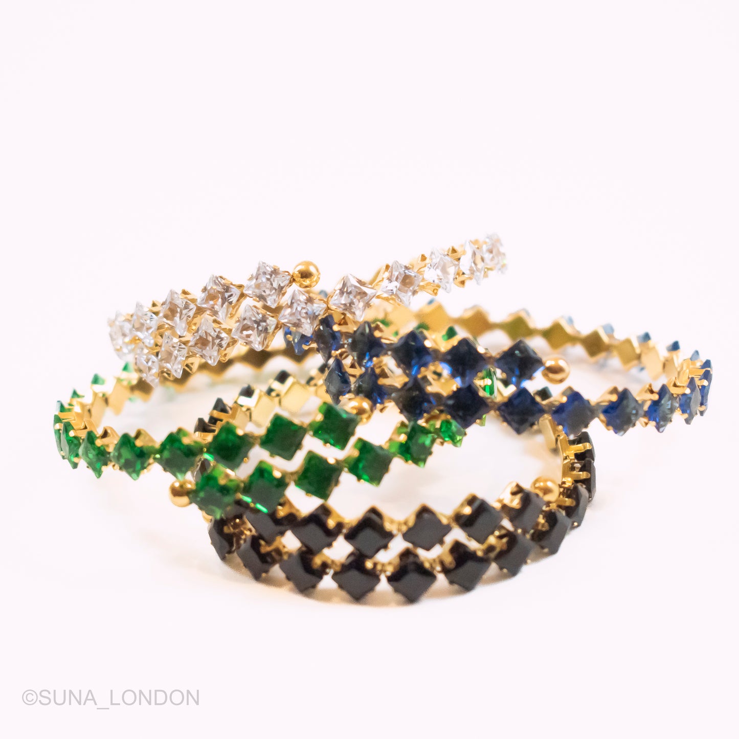 Maya White Bangle