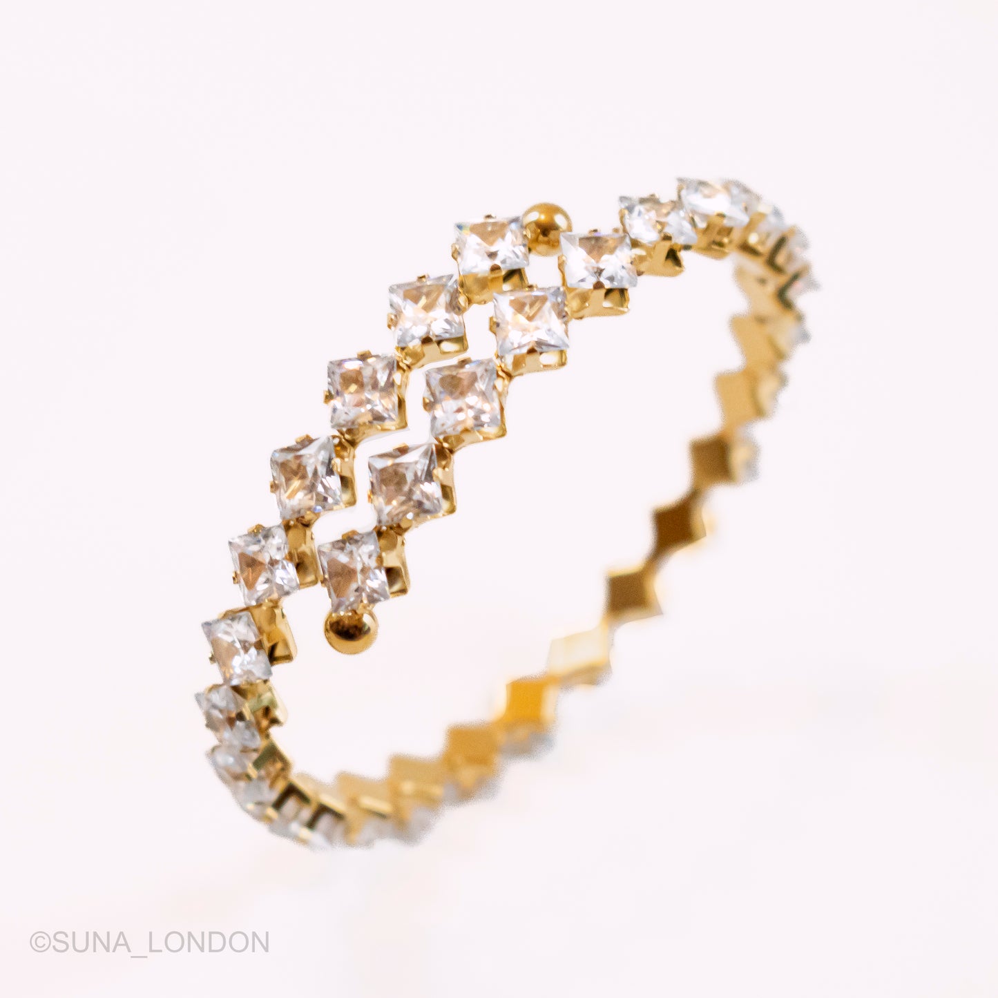 Maya White Bangle