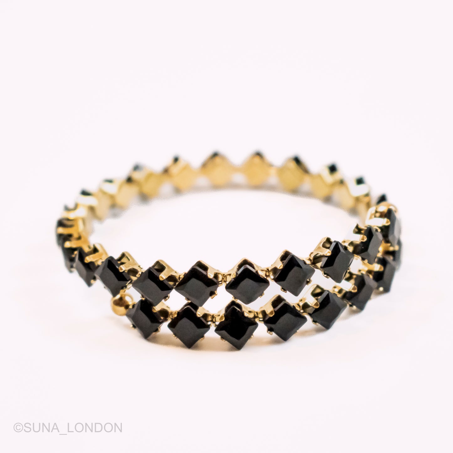 Maya Black Bangle