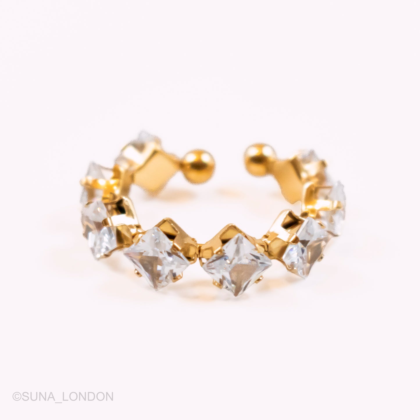 Maya White Ring