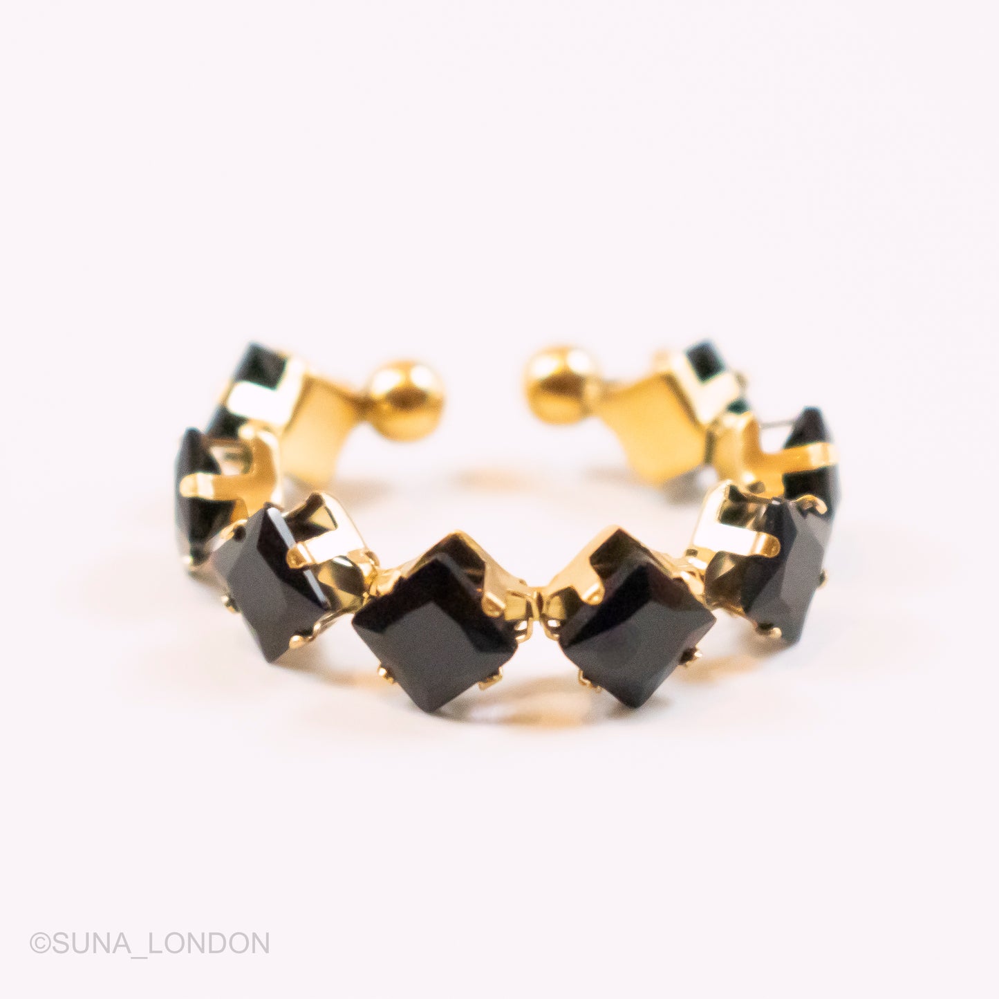 Maya Black Ring