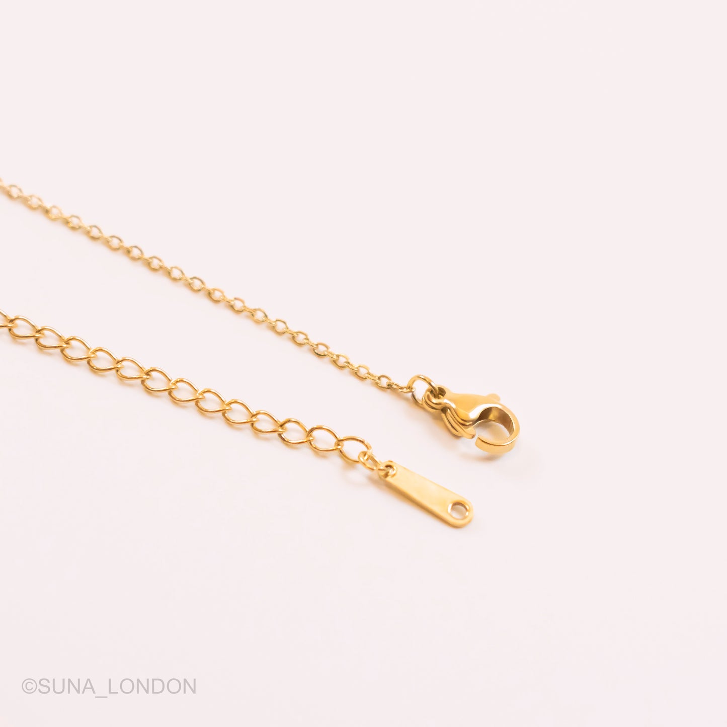 Single White Clover Necklace