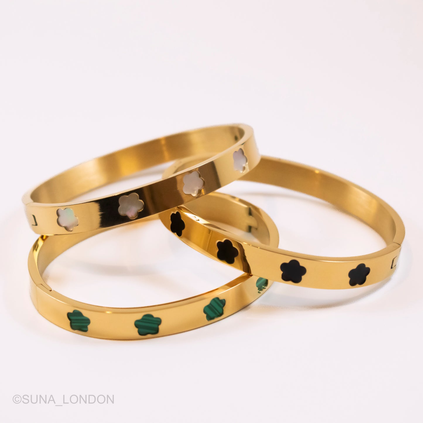 Black Clover Bangle Bracelet